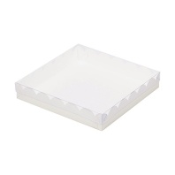 Коробка для пряников Волна 120х120х30мм - купить в магазине КондитерХауз Коробка для пряников Волна 120х120х30мм